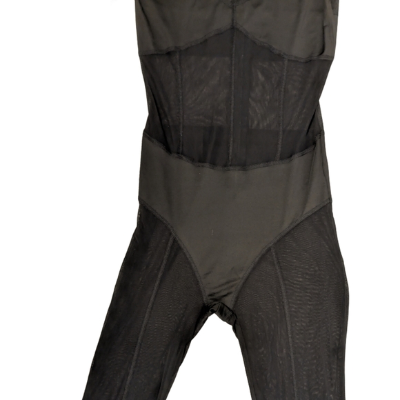 Sheer Long Sleeve Black Bodysuit - Picture 8 of 14